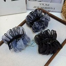 优雅网纱中号抓夹发夹头饰 云朵泡泡丸子夹气质时尚 法式 秋冬新款