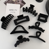 黑色后脑勺发夹女大号鲨鱼夹2026新款 高级感抓夹头发发饰头饰夹子