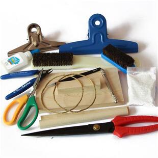 包邮diy非遗绒花搓丝板工具滚绒配件电动橡皮擦簪花扭铜线神器