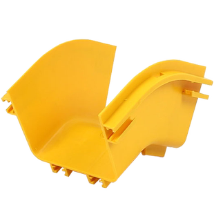 光纤槽道内弯头爬坡配件ABS尾纤槽过桥弯接头90度垂直弯头阻燃塑料上下45°斜坡组件拱弯机房跳纤桥架绕柱