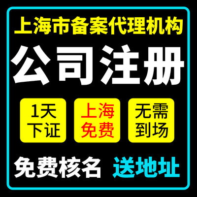 上海市浦东新区公司注册营业执照办理注销变更办理税务登记地址异