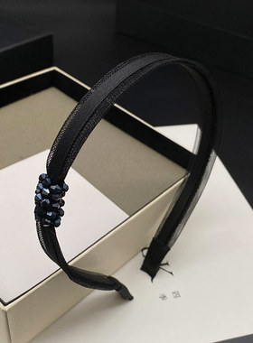 高级感头箍发卡2026新款压发外出发捆百搭头饰气质黑色发箍女夏天