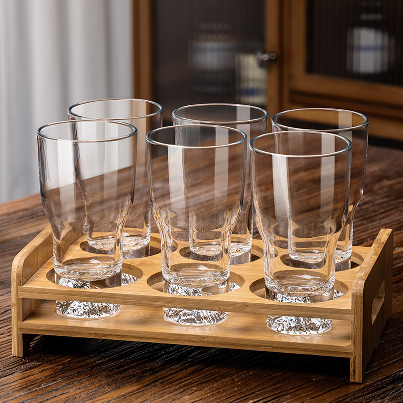 观山啤酒杯大容量家用玻璃扎啤套装创意高级感网红喝精酿杯子专用,餐饮具,啤酒杯,淘宝优惠券,粉丝福利购,淘宝优惠卷