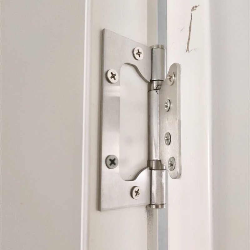 卧室内黑色合叶房门铰链免开槽木门5寸加厚静音304不锈钢折页4寸