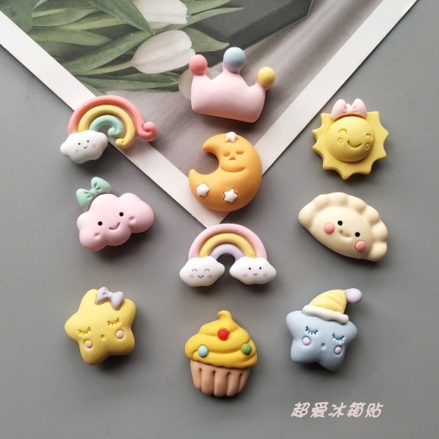 diy水杯立体装饰卡通公仔清新