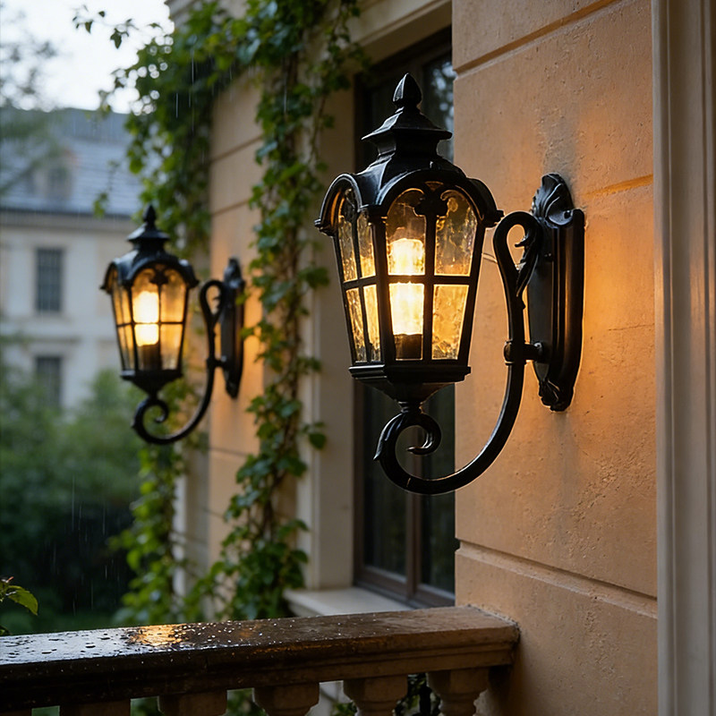 外墙花园别墅美式简约复古壁灯户外防水太阳能庭院露台法式壁灯,家装灯饰光源,户外壁灯,淘宝优惠券,粉丝福利购,淘宝优惠卷