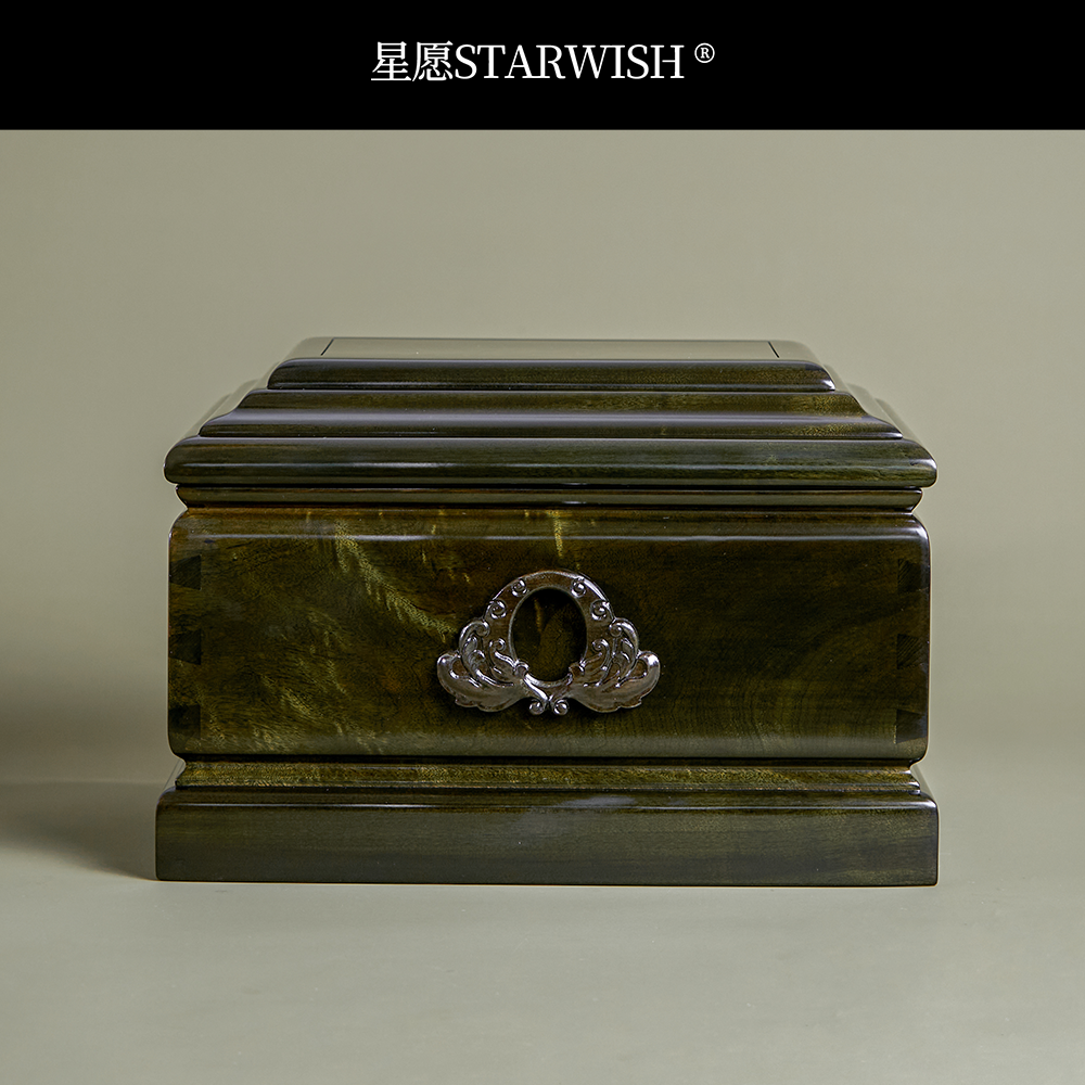 高档骨灰盒纯实木寿盒冲喜防潮