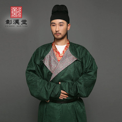 复原款唐制汉服圆领袍彰汉堂男装