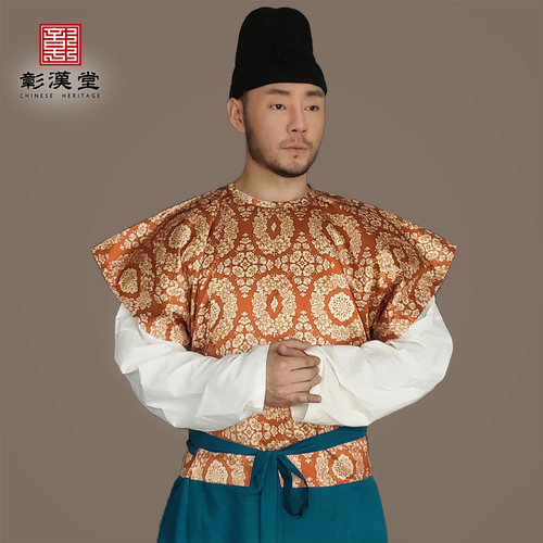 复原款唐制汉服半臂彰汉堂男装