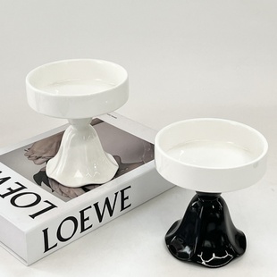 佛手柑托盘陶瓷器皿花盘养佛手摆盘扩香石香薰晶石高级蜡烛杯摆件