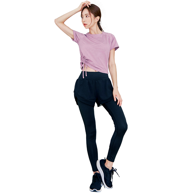瑜伽运动套装女春夏季健身速干衣