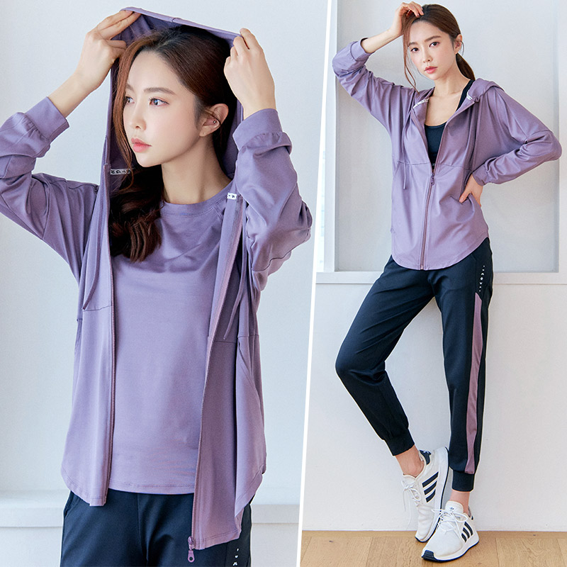 晨跑步运动套装女速干衣大码宽松