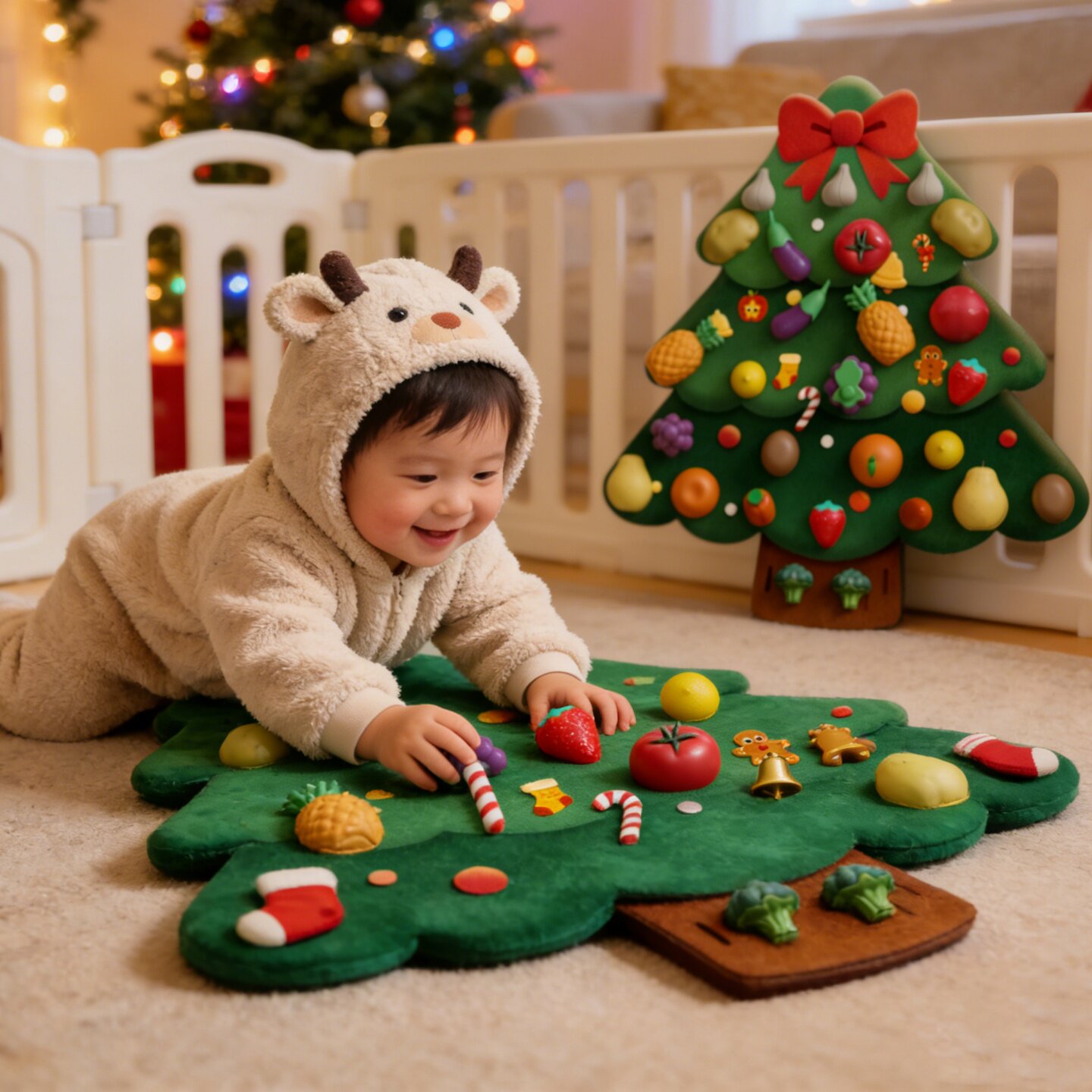 毛毡板水果切切乐玩具忙碌板围栏DIY果蔬粘粘摘摘乐切菜配件婴儿童蒙氏早教益智墙上壁挂幼儿园过家家圣诞树,文具电教/文化用品/商务用品,软木板/照片板/毛毡板,淘宝优惠券,粉丝福利购,淘宝优惠卷