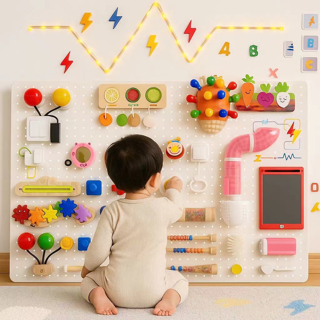 带娃好帮手DIY忙碌板硬控宝宝