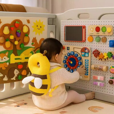 早教起跑线|硬控宝宝的DIY忙碌板