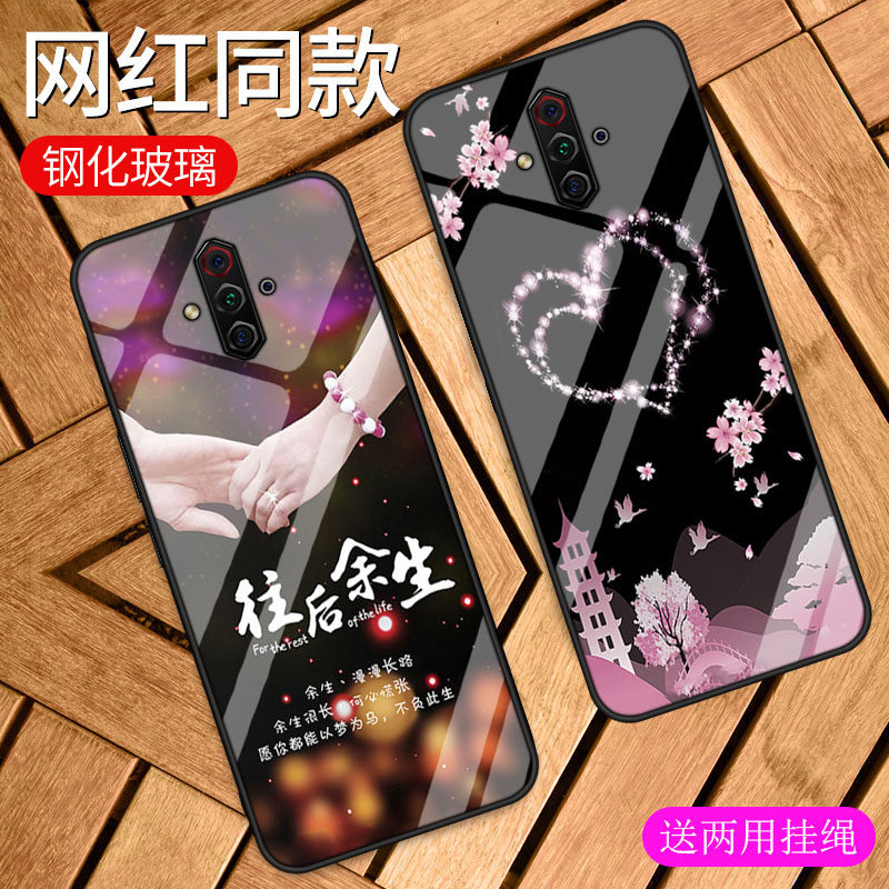 努比亚 play玻璃手机壳全包边防摔nubia play 5g个性定制nx651j软边