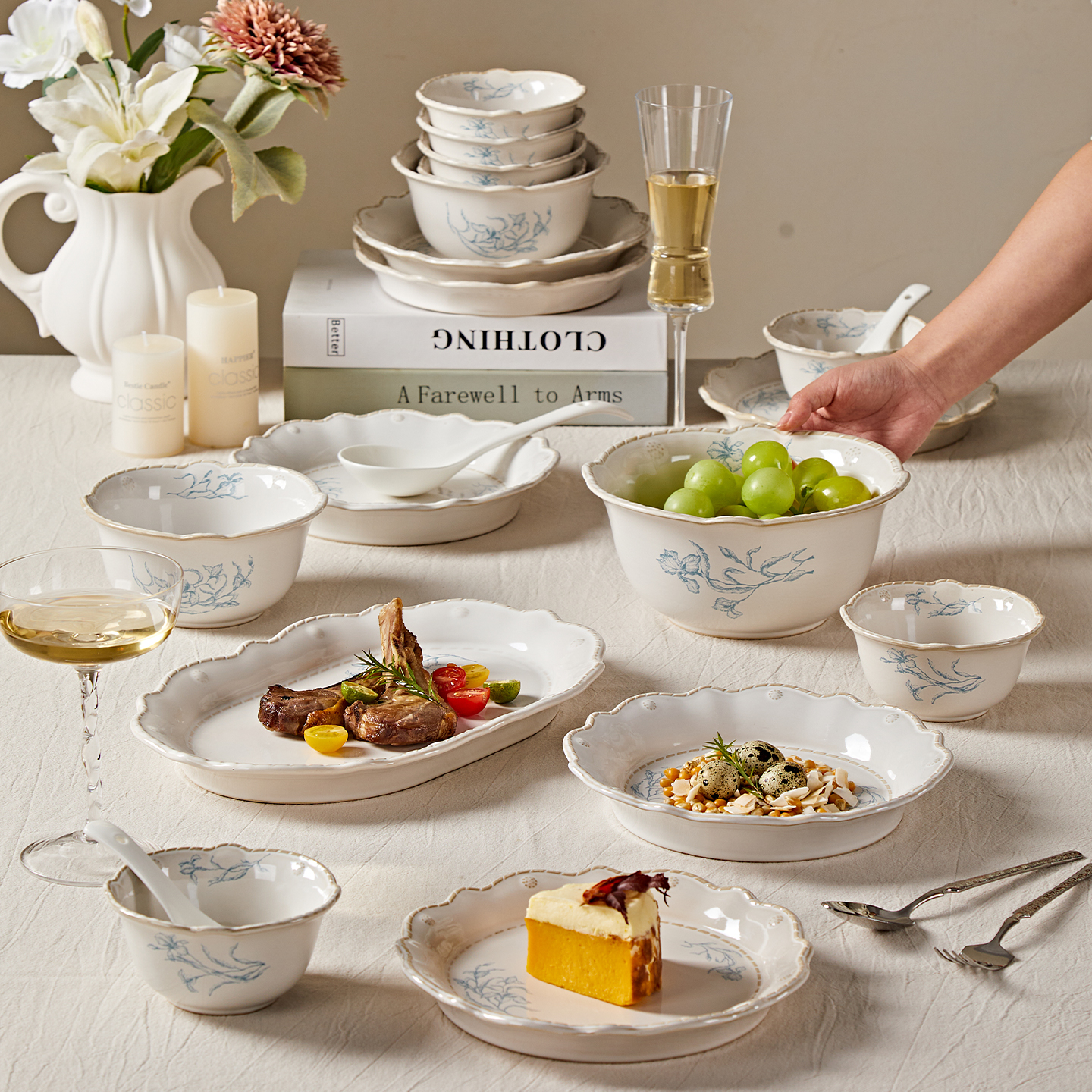 乔迁之喜入宅碗高级感