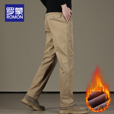 罗蒙长裤宽松直筒基础大众休闲