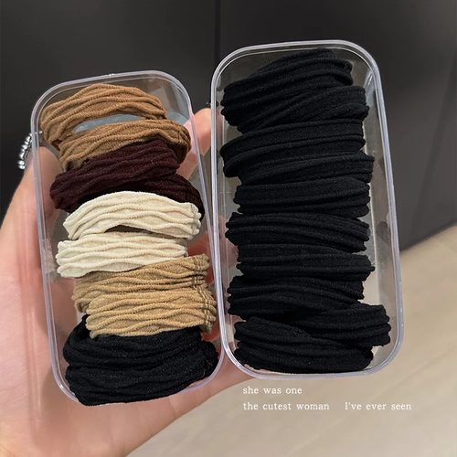 高马尾发绳高弹力耐用橡皮筋女