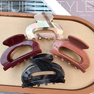 超大号洗澡抓夹简约韩国抓发夹气质后脑勺实用夹马尾夹子发卡Q741