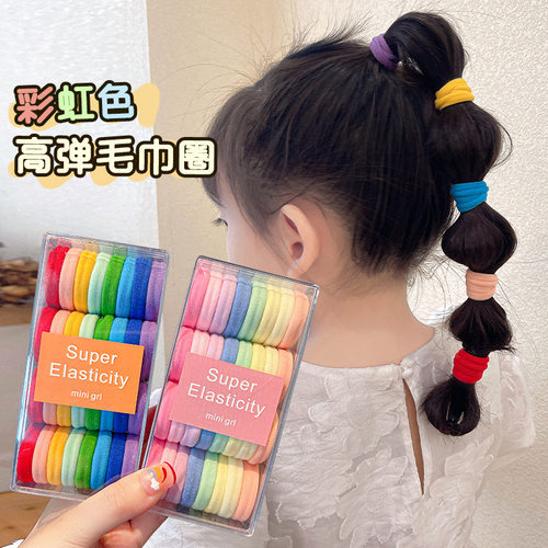 2023年新款糖果色橡皮筋女儿童