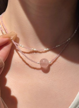 十里间【草莓大福】s925银项链