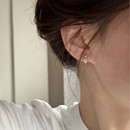 十里间 简约气质亮晶晶s925银耳扣浪漫mini耳环 925银｜小小钻