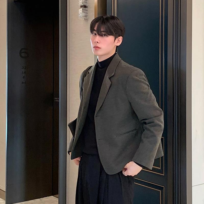 韩系新款潮流休闲西服上衣外套