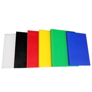 红色PE板高分子聚乙烯板黄色HDPE板耐磨橙色塑料板黑白UPE板定制