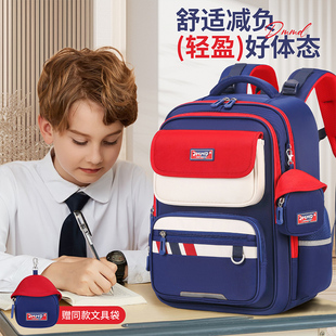 【测品福利】新款小学生1-3-6年级减负护脊大容量轻便双肩书包