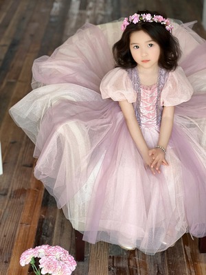 女童乐佩发光公主裙生日六一礼服