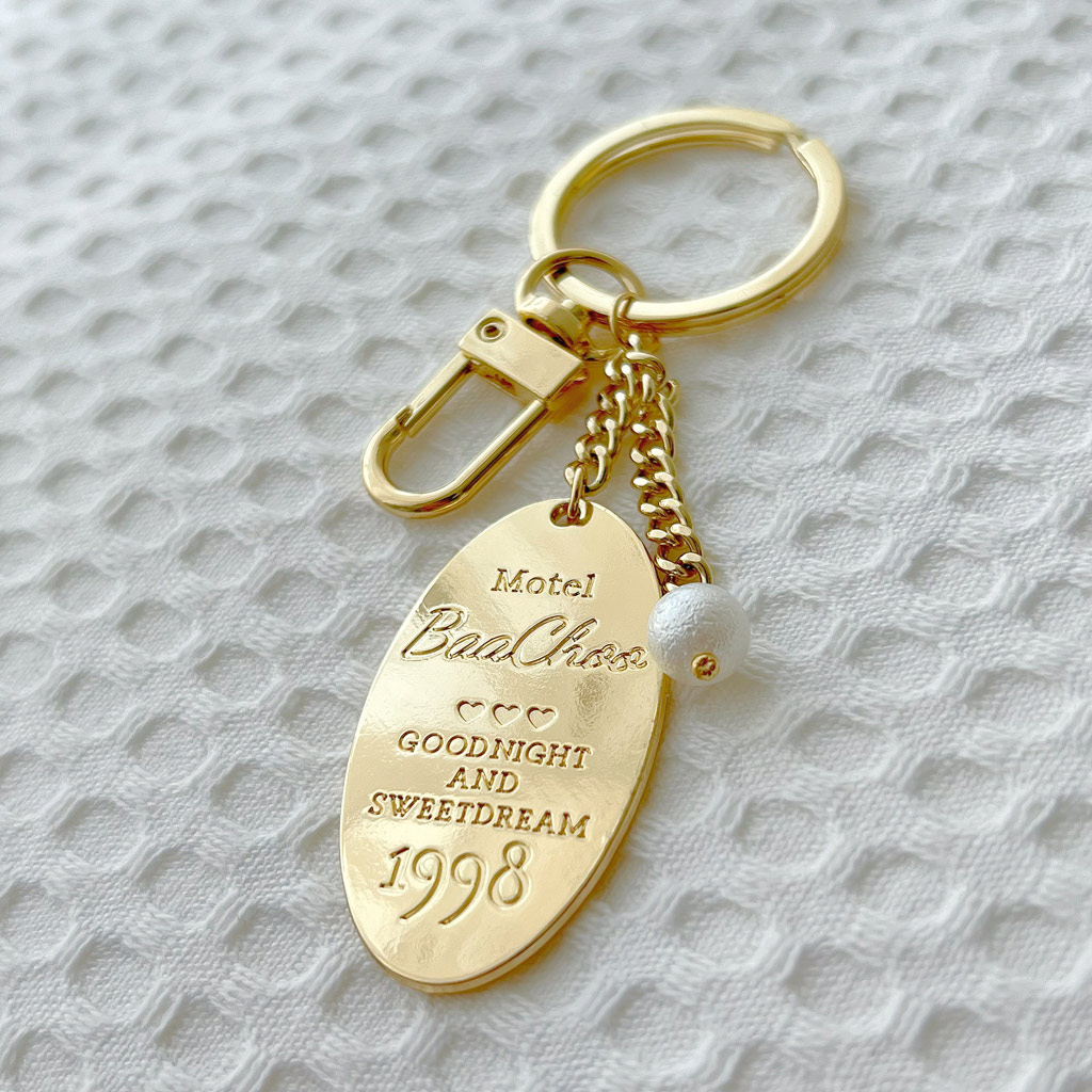 Baachoo原创设计 好梦钥匙扣 精致少女可爱珍珠五金包挂件车挂饰