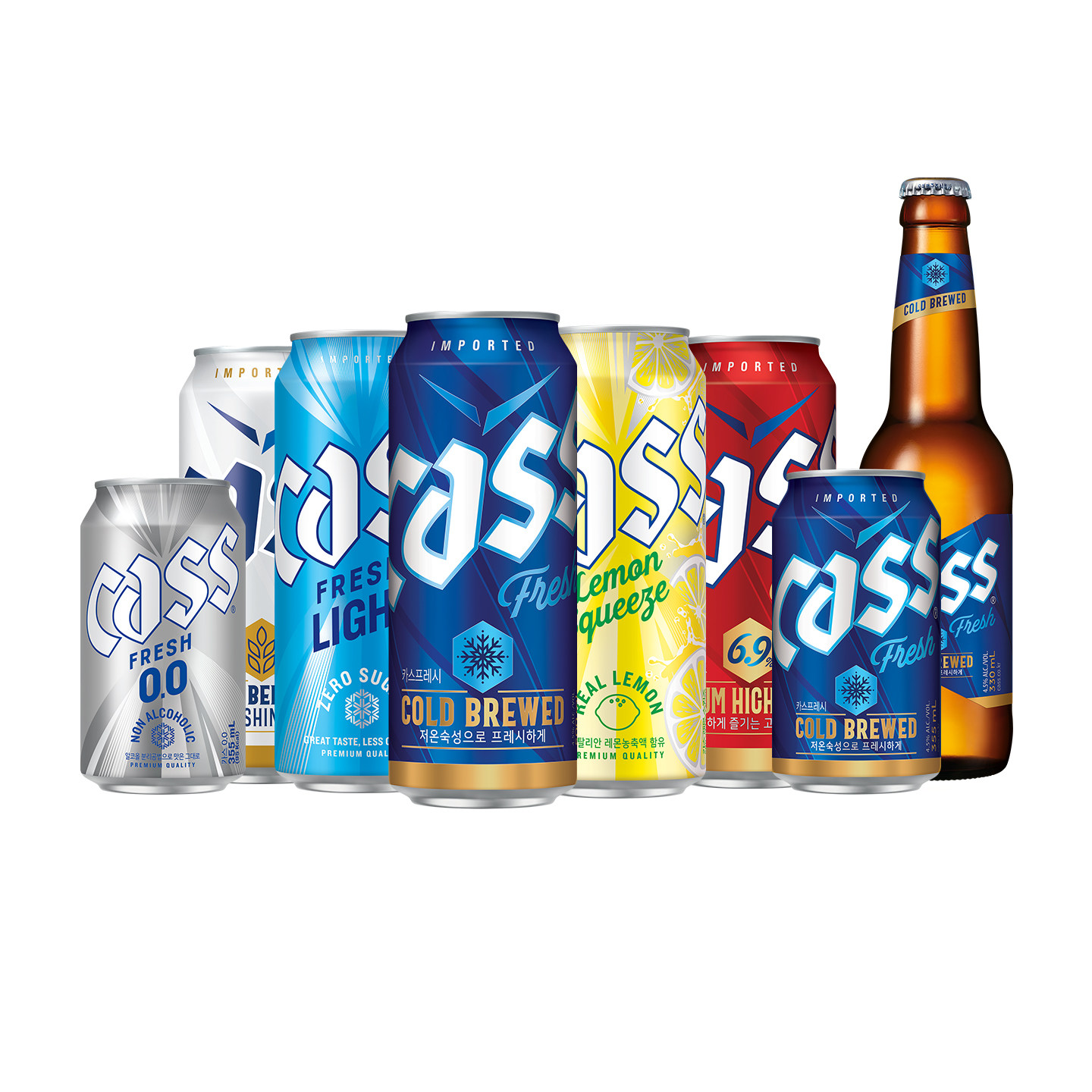 韩国原装进口凯狮cass啤酒355ml/500ml罐装单瓶尝鲜临期韩剧炸鸡