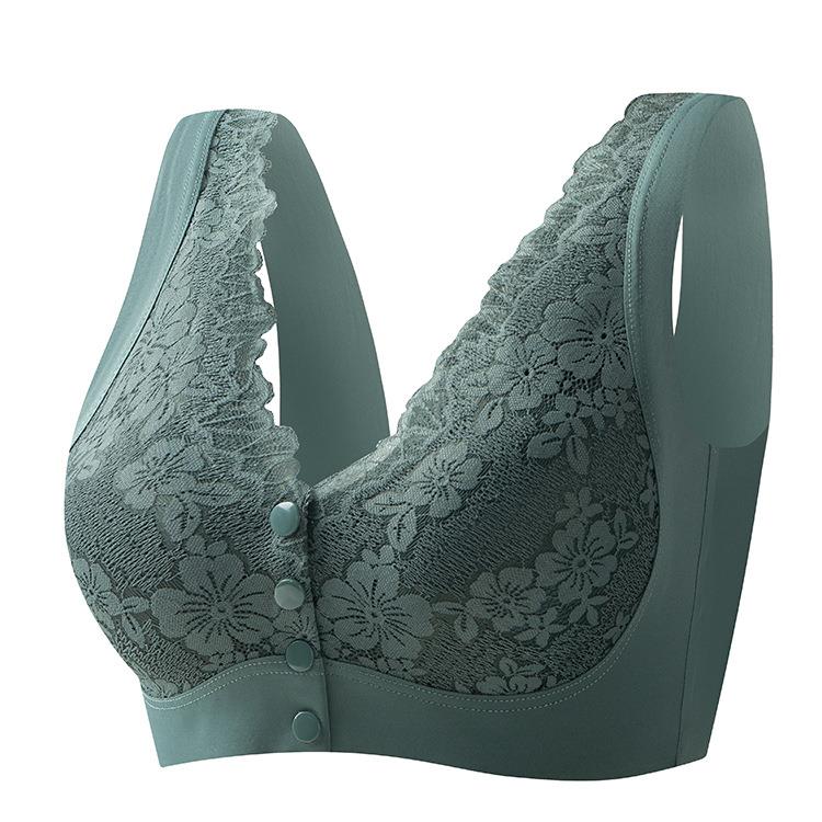 Bra for middle-aged and elderly people with front opening