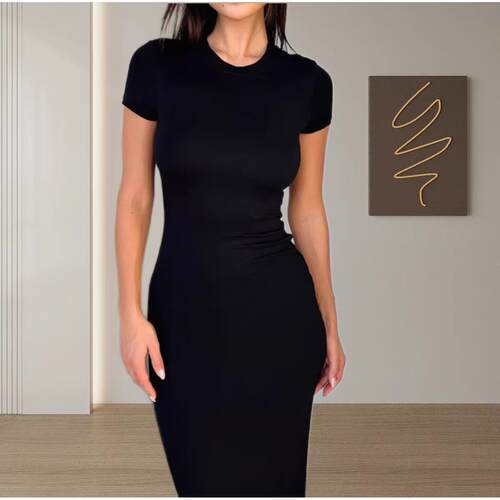Women's short sleeved dress 女装短袖连衣裙