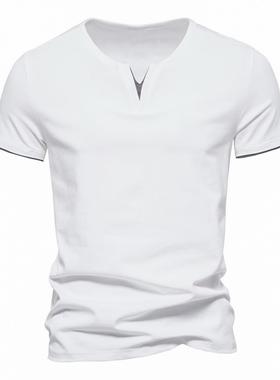 Men's collar short shirt men's short shirt