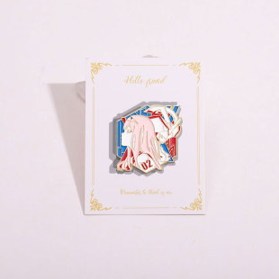 DARLING FRANXX国家队零二日本动漫少女02胸针金属徽章 the