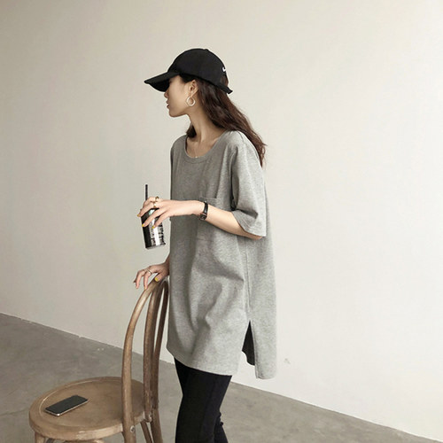 大码女装宽松纯棉短袖t恤女