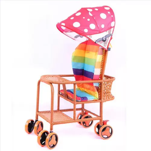 Детская универсальная тележка с аксессуарами с зонтиком