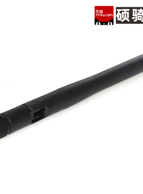 2.4G路由器天线 WIFI天线 SMA内针 长108MM 胶棒天线 黑色天线