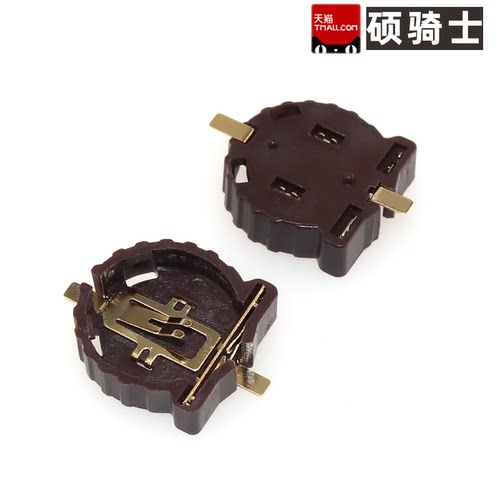BS12B3AA005 CR1220-2 电池座连接器 卧式无柱 电池底座盒  卧式 - 封面