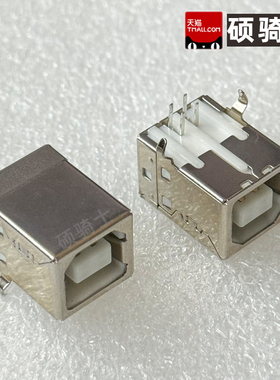 921-111A1010D10200 USB 2.0 母座 Type-B 弯插 90度 USB连接器