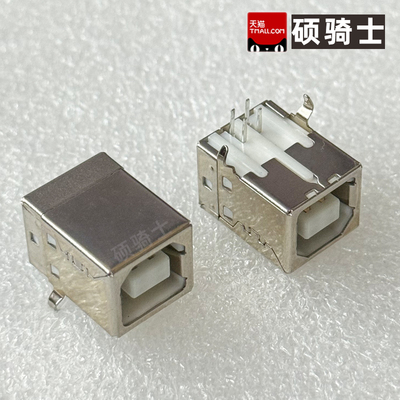 921-111A1010D10200 USB 2.0 母座 Type-B 弯插 90度 USB连接器