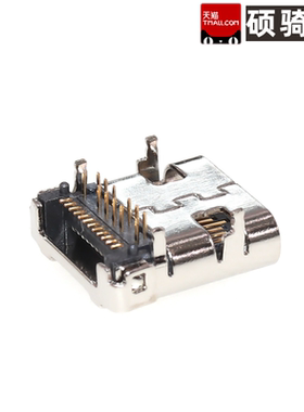 TYPE-C-31-M-04 母座24P USB连接器 体积9.87*9.85