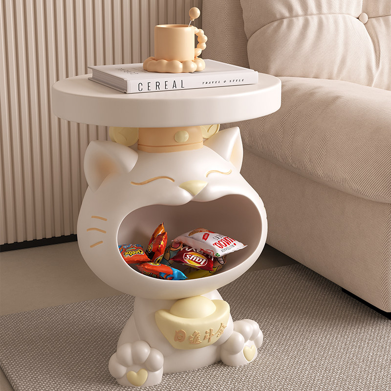 招财猫落地大摆件现代简约可爱卧室床头柜客厅沙发边几家居装饰品,家居饰品,落地摆件,淘宝优惠券,粉丝福利购,淘宝优惠卷