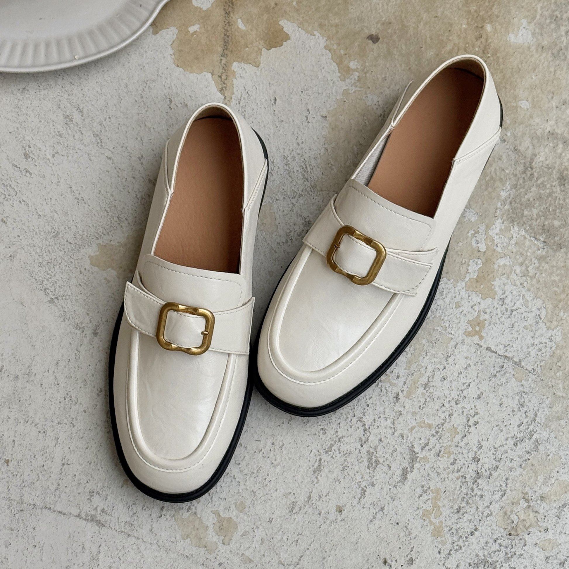 悦女鞋26新款乐福鞋套脚真皮时尚百搭舒适一脚蹬防水圆头耐磨气质,女鞋,乐福鞋（豆豆鞋）,淘宝优惠券,粉丝福利购,淘宝优惠卷