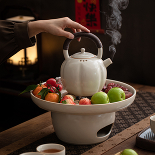 蕴华堂苏打釉围炉煮茶炭炉器具炭火炉工具配件冬天围聚烤火炉套装