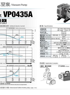 日东真空泵VP0435A  230V VP0435A-V1029-P2-1411  日东工器
