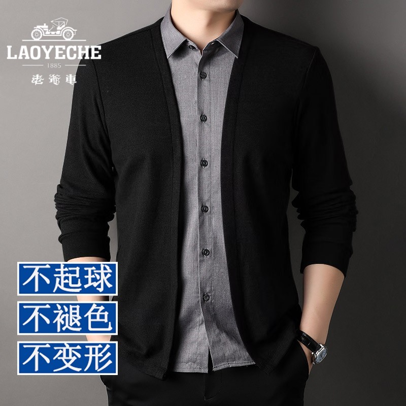 老爷车新款春秋针织衫男