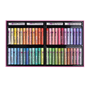 超软重彩油画棒diy画迷你蜡笔24色儿童涂鸦涂色不脏手学生专用生日礼物四宫格画框美术便携绘画刮刀工具套装